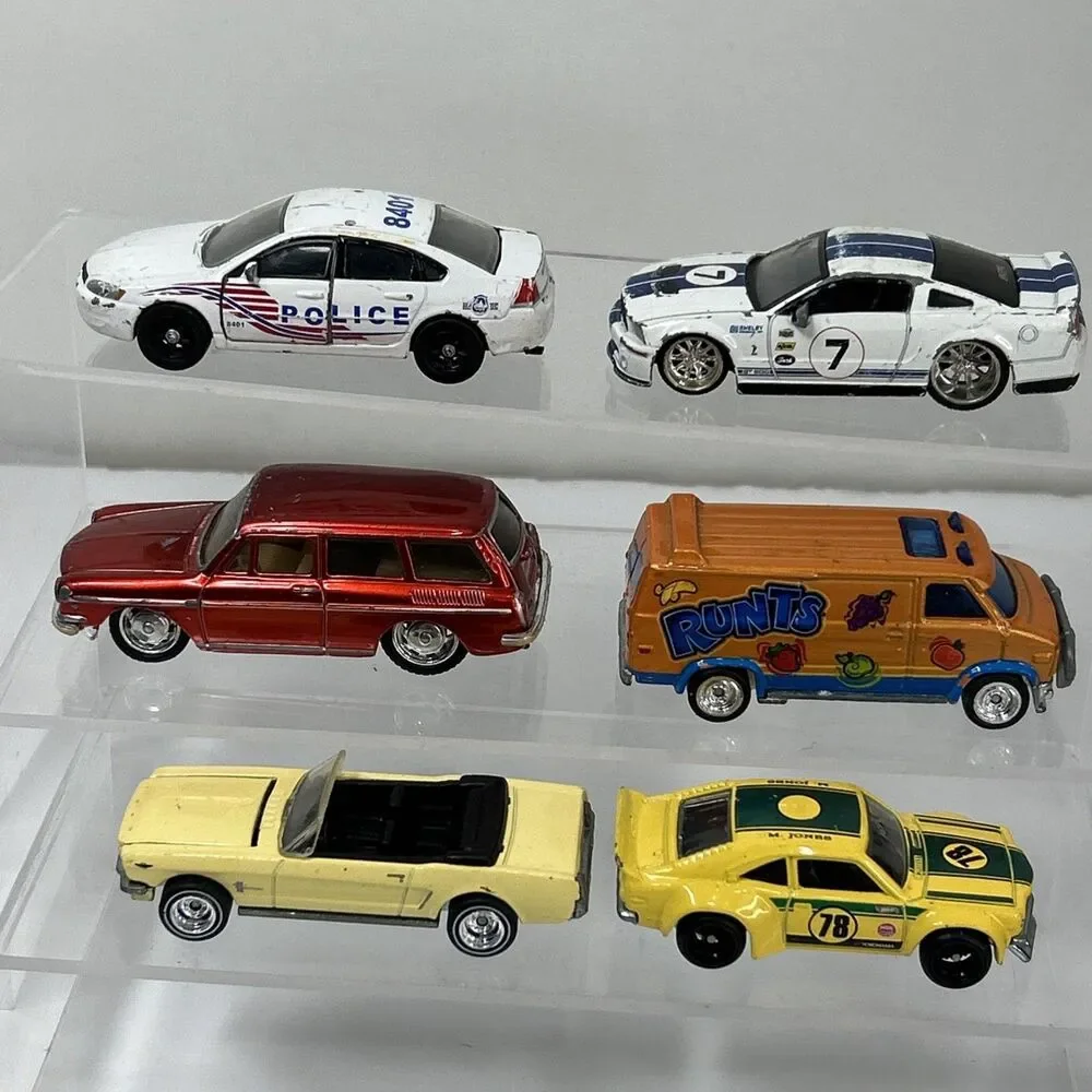 Hot Wheels Jada Premium Lot Impala Police Shelby GT500 VW Mustang Rubber Tires